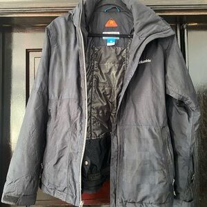 Columbia Omni-Heat Black Performance Jacket Weather-Resistant Warmth